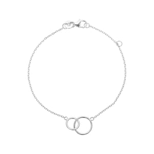 Mystigrey Lola .925 Sterling Silver Plated Rhodium and 18K Gold Plated Bracelet