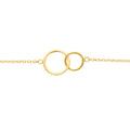 Mystigrey Lola .925 Sterling Silver Plated Rhodium and 18K Gold Plated Bracelet