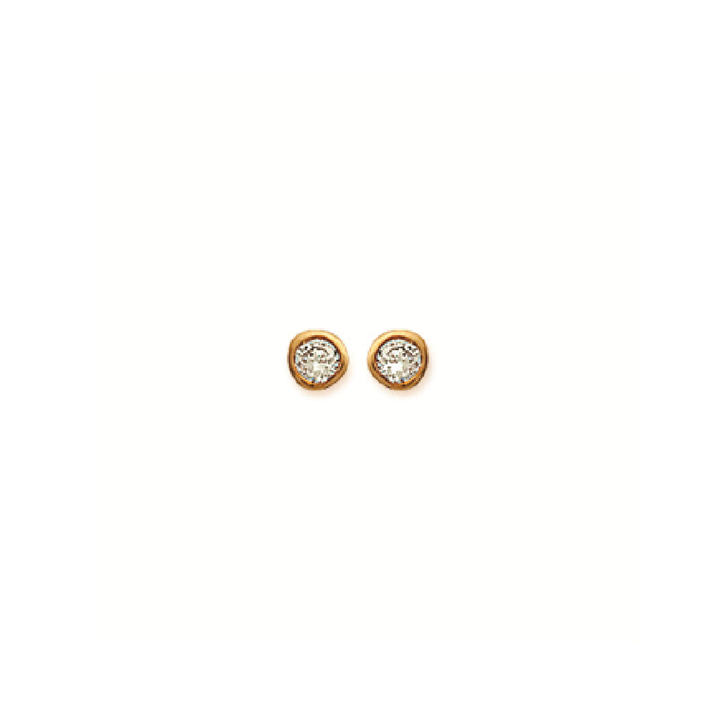 Mysti 18K Gold Plated Earrings for Women with Cubic Zirconia