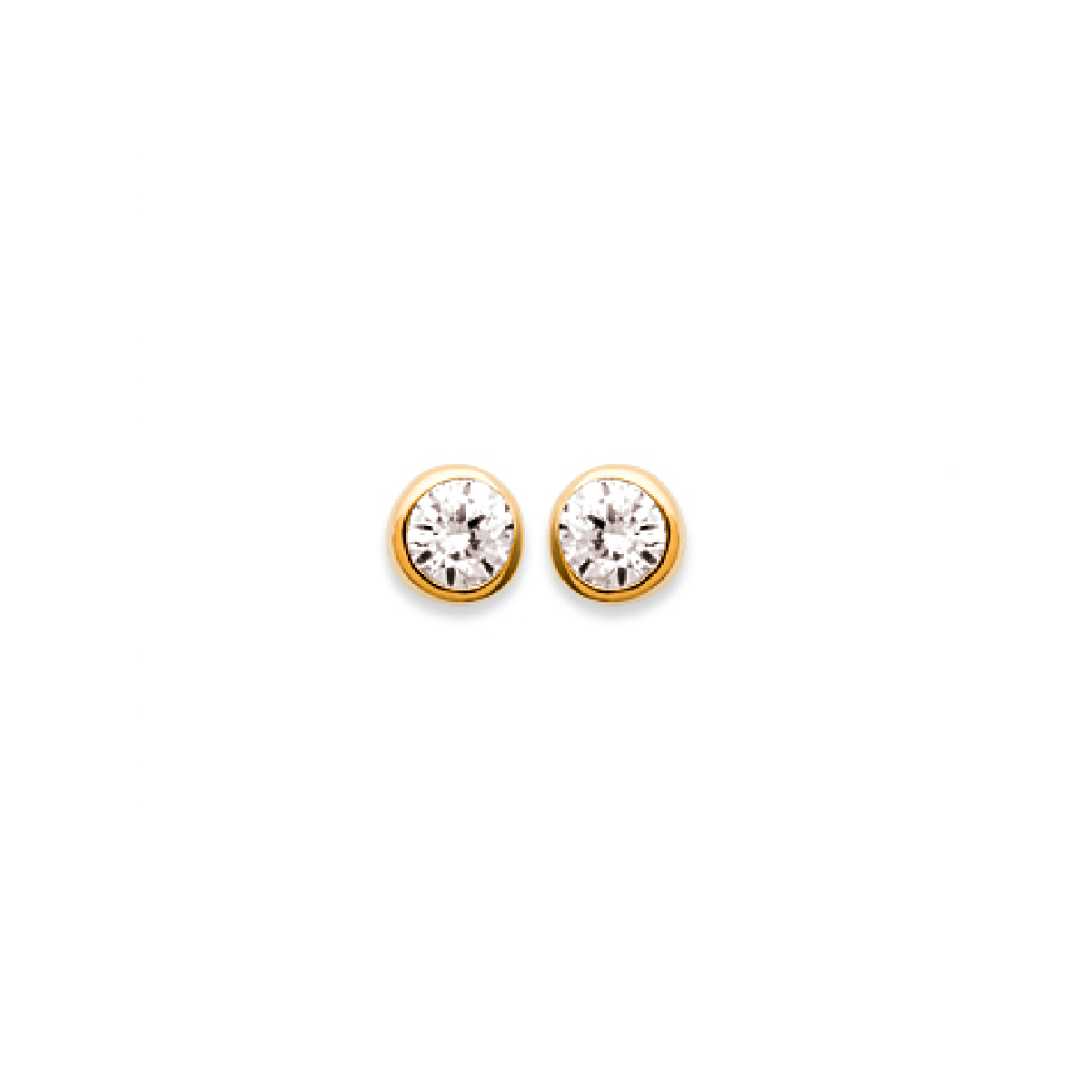 Mysti 18K Gold Plated Earrings for Women with Cubic Zirconia