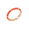 Mystigrey Cyane 18K Gold Plated Ring Red, White, Turquoise, Black