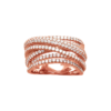 Quincy Ring in 925 Sterling Silver Plated Rhodium or 18K Gold Plated, view 3