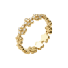 Flore Ring in 925 Sterling Silver Plated Rhodium or 18K Gold Plated