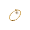 Hannah Ring in 925 Sterling Silver Plated Rhodium or 18K Gold Plated
