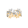 Load image into Gallery viewer, Mystigrey Butterfly .925 Sterling Silver Plated Rhodium and Gold Plated Ring with Cubic Zirconia

