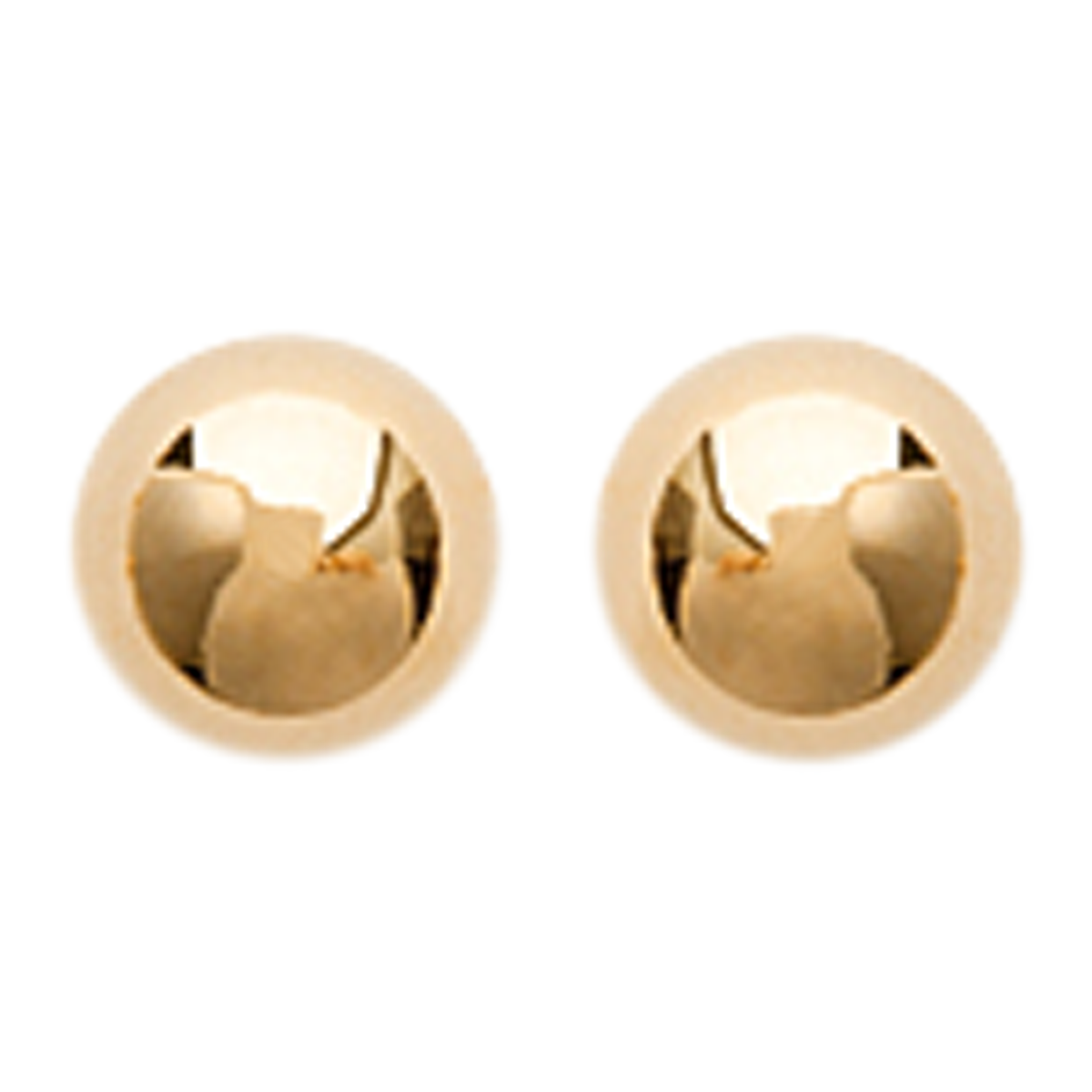 Mystigrey Olivia .925 Sterling Silver Plated Rhodium and 18K Gold Plated Stud Round Dot Earrings