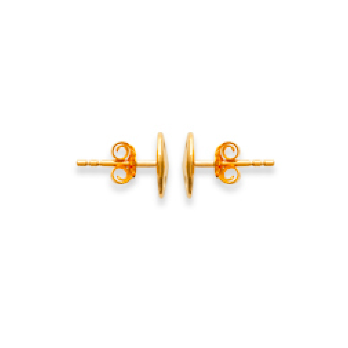 Carter Stud Earrings in 925 Sterling Silver Plated Rhodium or 18K Gold Plated, view 3