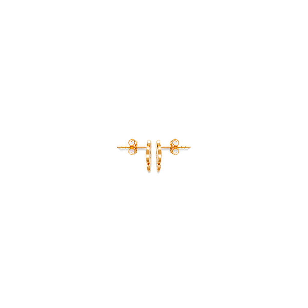 Clover Earrings in 18K Gold Plated, view 4