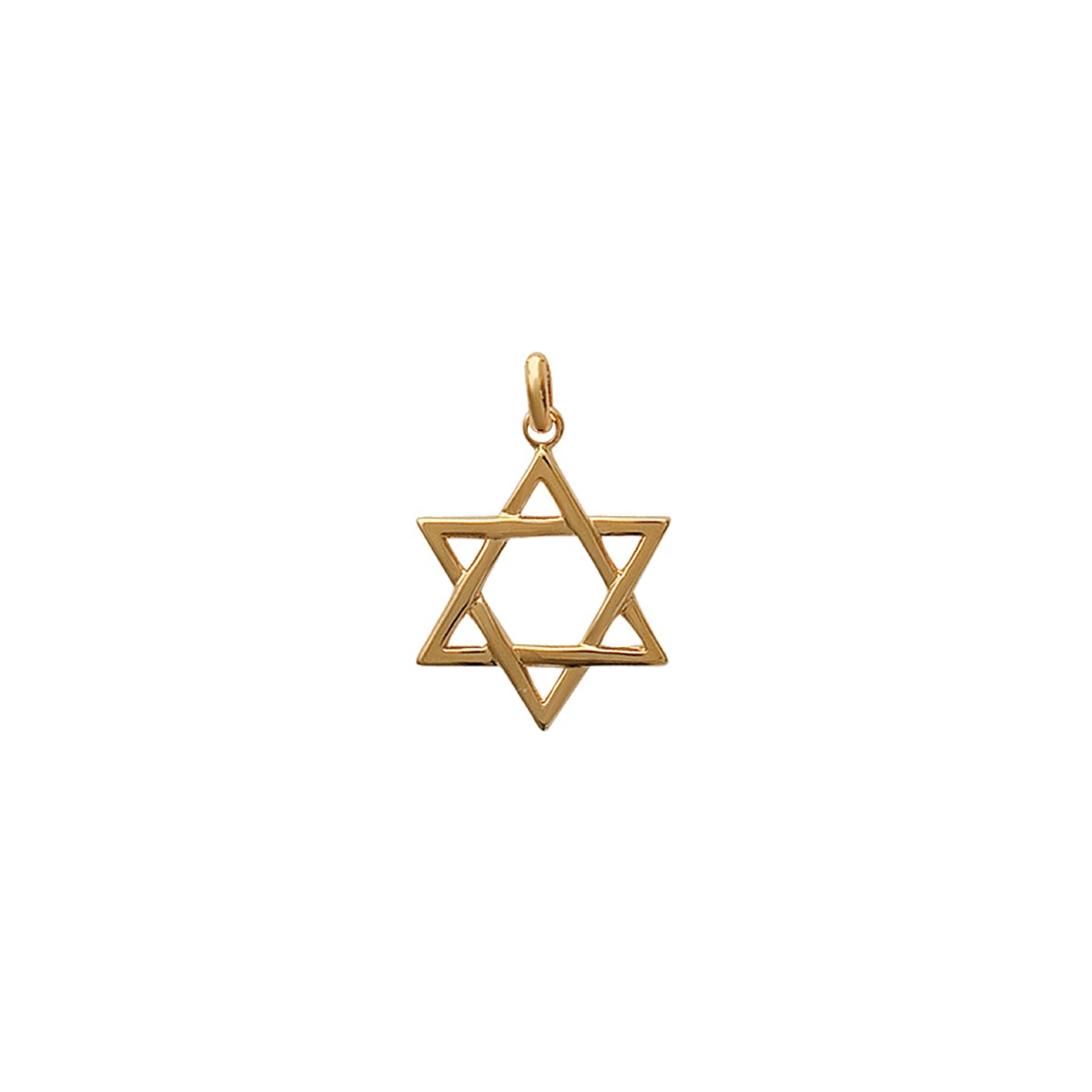 Mystigrey Star .925 Sterling Silver Plated Rhodium and 18K Gold Plated Pendant