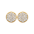 Amie Earrings in 925 Sterling Silver Plated Rhodium or 18K Gold Plated, view 3