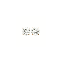 Load image into Gallery viewer, Mysti 18K Gold Plated Solitary Earrings for Women with Cubic Zirconia
