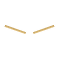 Aria Line Earrings in 925 Sterling Silver Plated Rhodium or 18K Gold Plated