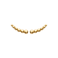 Mystigrey Olivia .925 Sterling Silver Plated Rhodium and 18K Gold Plated Climber Earrings