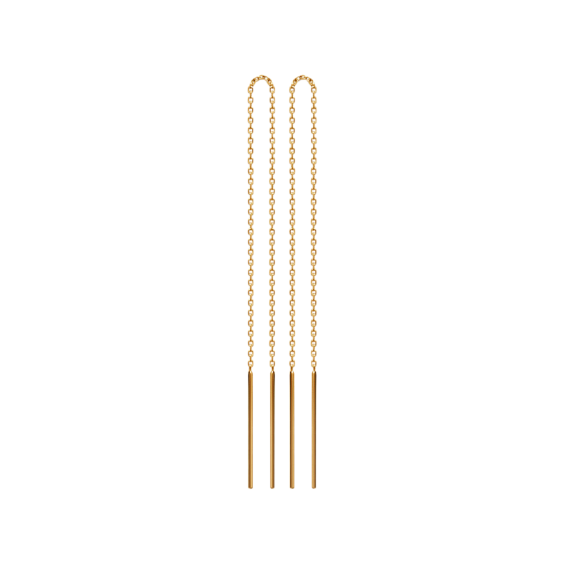 Liberty Dangle Earrings in 925 Sterling Silver Plated Rhodium or 18K Gold Plated, view 2