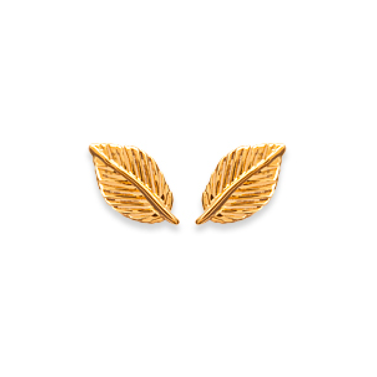 Autumn Leaf Earrings in 925 Sterling Silver Plated Rhodium or 18K Gold Plated, view 2