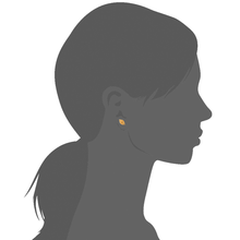 Load image into Gallery viewer, Mystigrey Autumn Leaf .925 Sterling Silver Plated Rhodium and 18K Gold Plated Earrings
