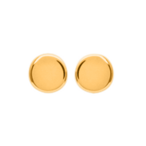 Mystigrey Lucy 18K Gold Plated Earrings for Women  Medium or Small Dot
