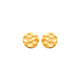 Ava Stud Earrings in 925 Sterling Silver Plated Rhodium or 18K Gold Plated, view 2