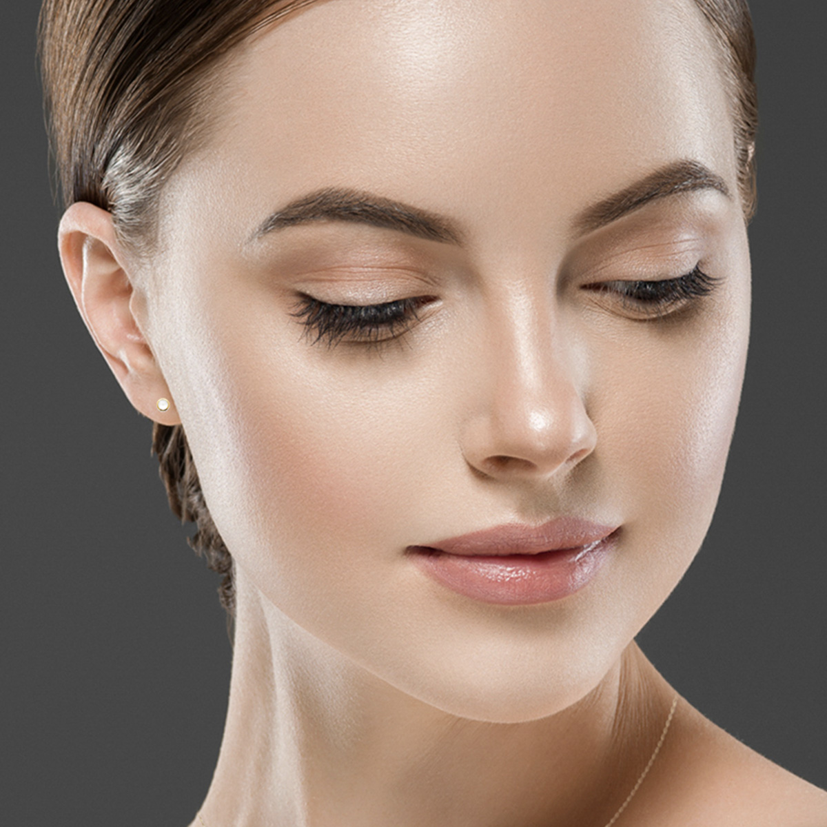 Mystigrey Serenity 925 Sterling Silver Plated Rhodium and 18K Gold Plated Earrings for Women Available in Green Aventurine, Pink Quartz, and White Moonstone