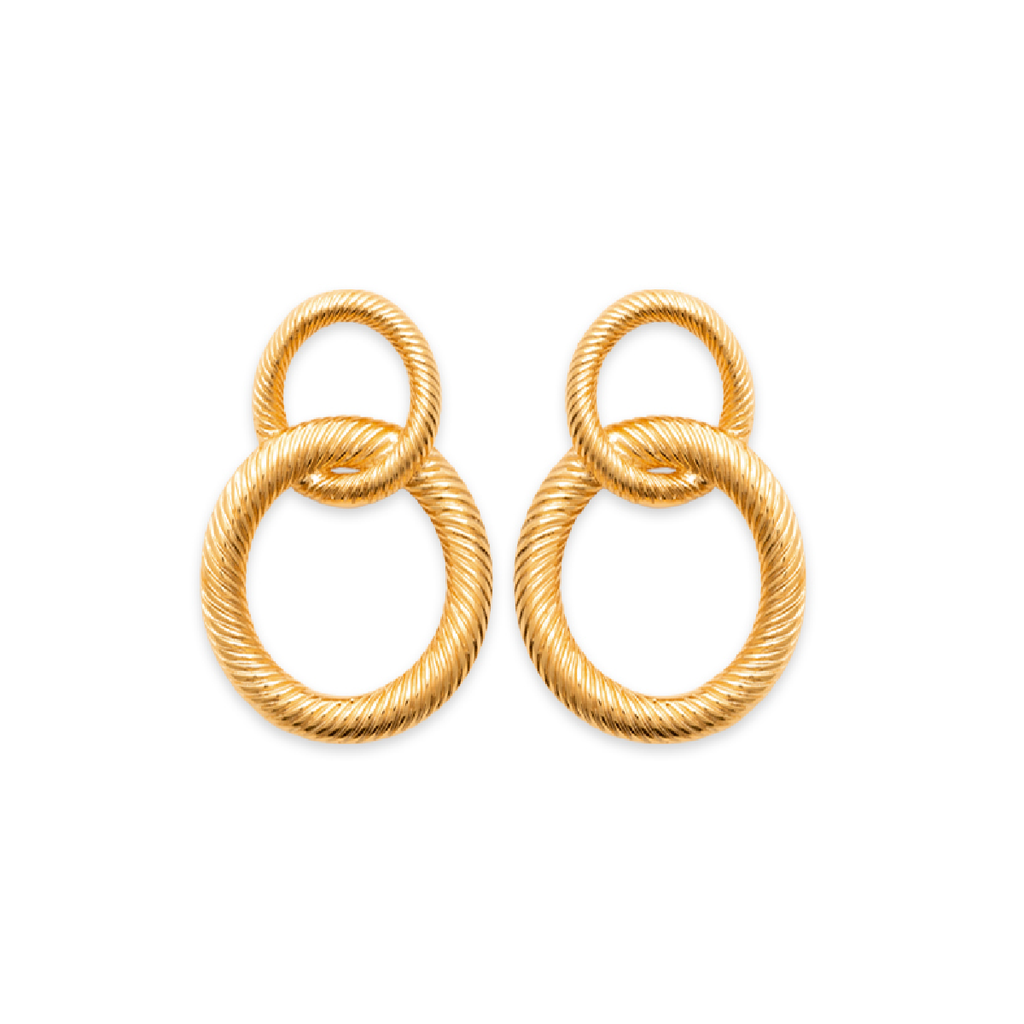 Josephine Earrings in 925 Sterling Silver Plated Rhodium or 18K Gold Plated, view 2