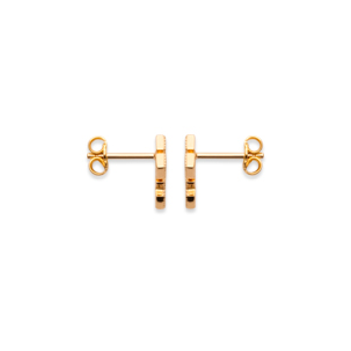 Cross Earrings in 18K Gold Plated, view 6