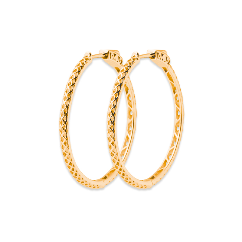 Mystigrey Ella 18K Gold Plated Earrings for Women