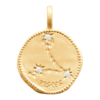 Mystigrey Constellation 18K Gold Plated Pendant for Women with Cubic Zirconia