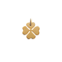 Load image into Gallery viewer, Mystigrey Clover .925 Sterling Silver Plated Rhodium and 18K Gold Plated Pendant
