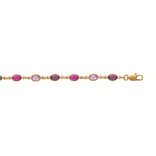 Load image into Gallery viewer, Mystigrey Oceana 18K Gold Plated Bracelet for Women Blue or Pink
