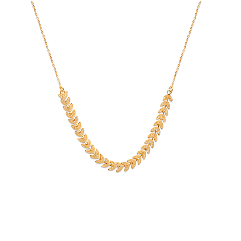 Cesaria Necklace in 925 Sterling Silver Plated Rhodium or 18K Gold Plated, view 2