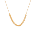 Cesaria Necklace in 925 Sterling Silver Plated Rhodium or 18K Gold Plated, view 2