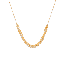 Load image into Gallery viewer, Mystigrey Cesaria .925 Sterling Silver Plated Rhodium and 18K Gold Plated Necklace
