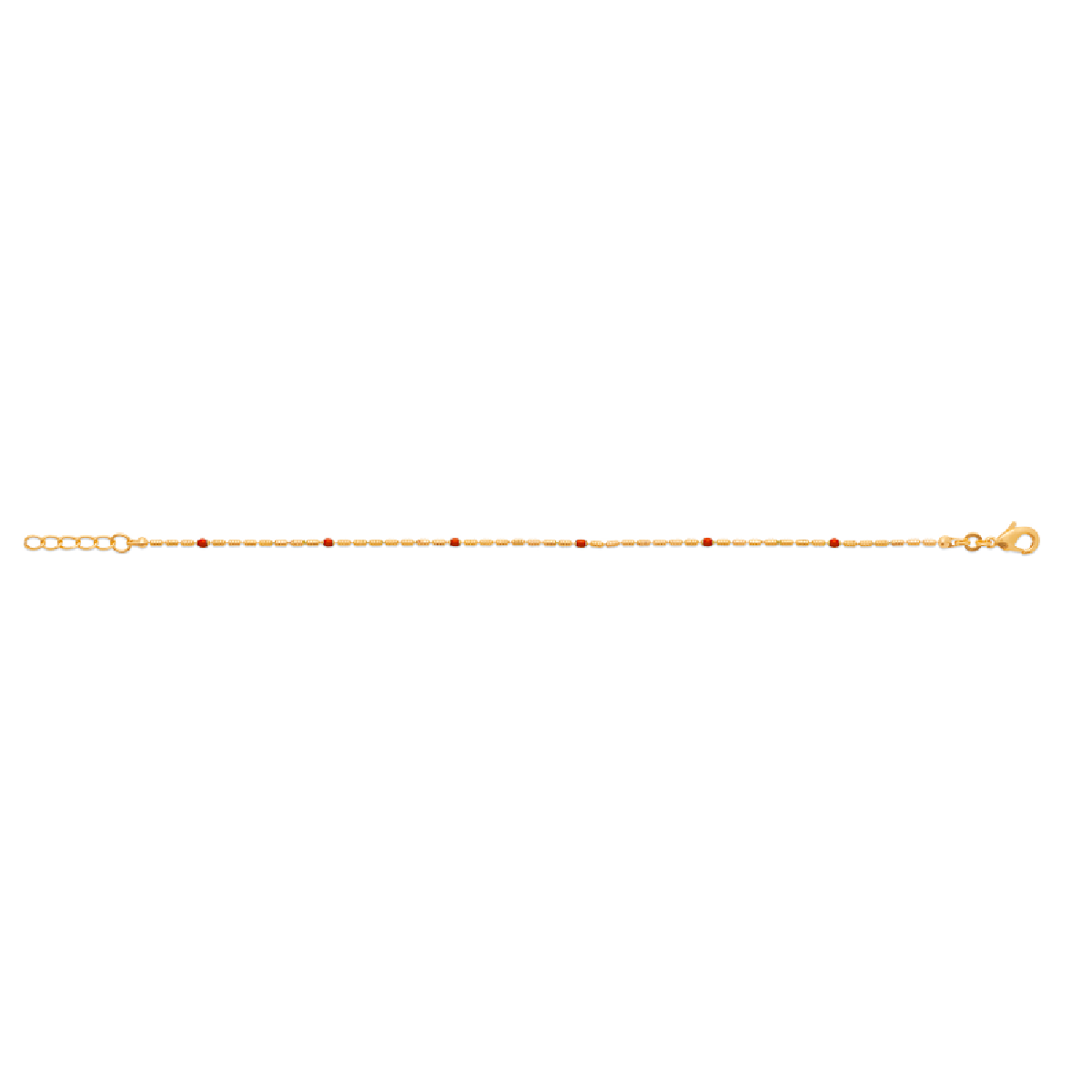 Mystigrey Colette 18K Gold Plated Bracelet for Women Available in Blue, Turquoise, Red, Pink and Black