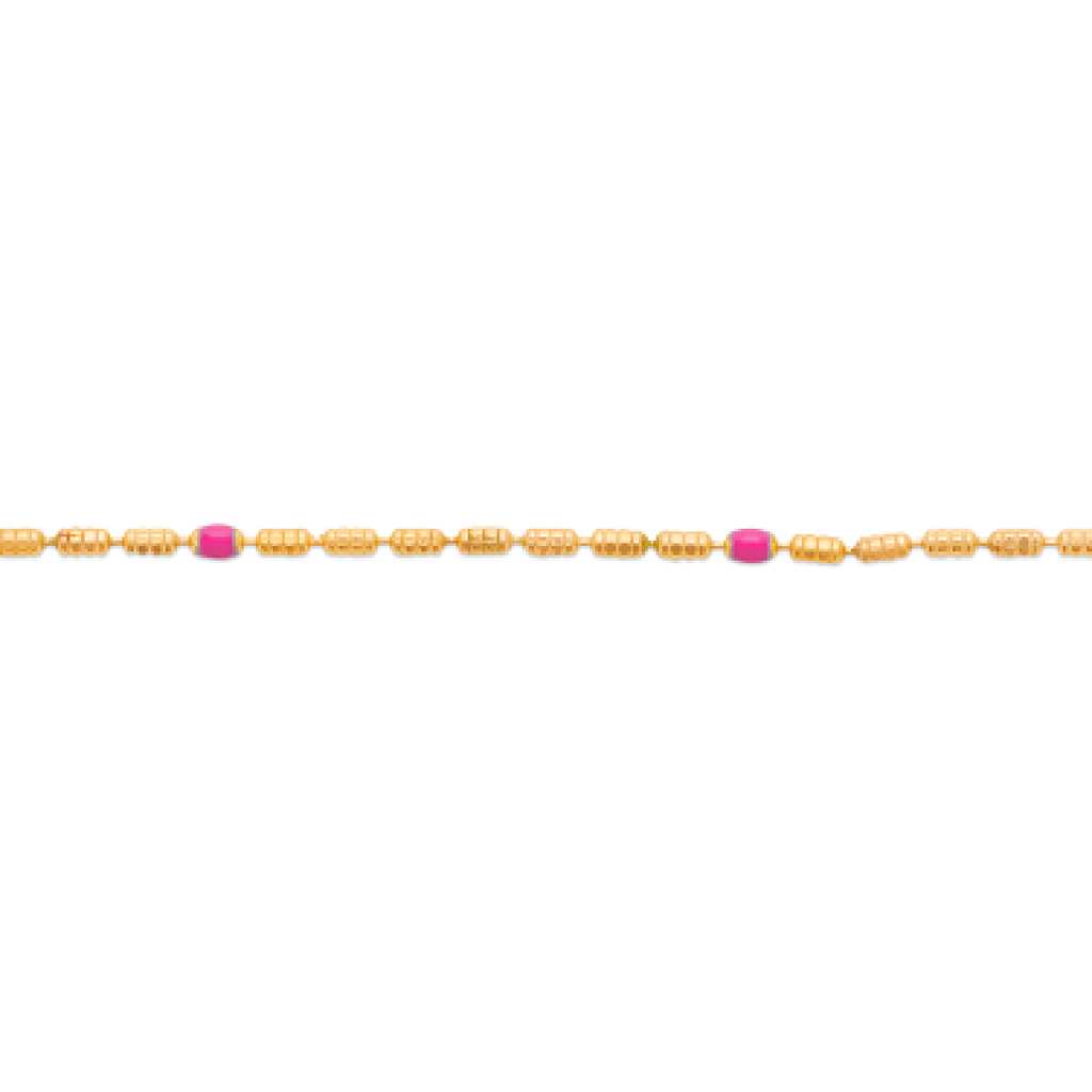 Mystigrey Colette 18K Gold Plated Bracelet for Women Available in Blue, Turquoise, Red, Pink and Black