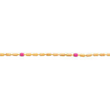 Load image into Gallery viewer, Mystigrey Colette 18K Gold Plated Bracelet for Women Available in Blue, Turquoise, Red, Pink and Black
