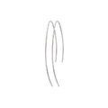 Liberty Long Earrings in 925 Sterling Silver Plated Rhodium
