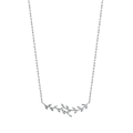 Mystigrey Eden .925 Sterling Silver Plated Rhodium and 18K Gold Plated Necklace