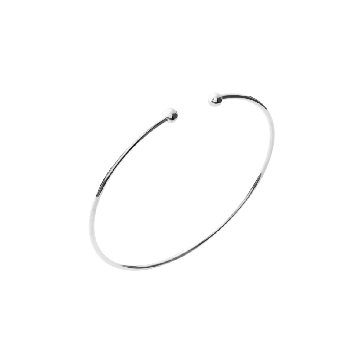 Mystigrey Olivia .925 Sterling Silver Plated Rhodium and 18K Gold Plated and 18K Rose Gold Plated Bangle for Women