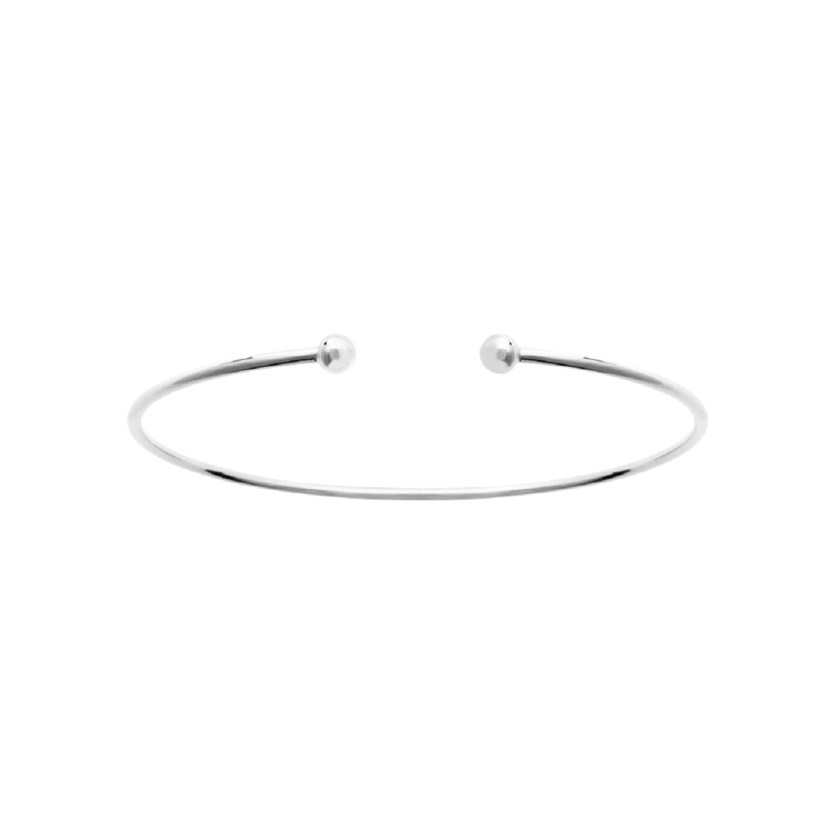 Mystigrey Olivia .925 Sterling Silver Plated Rhodium and 18K Gold Plated and 18K Rose Gold Plated Bangle for Women