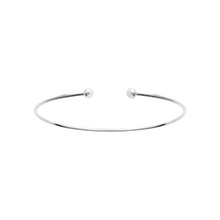 Load image into Gallery viewer, Mystigrey Olivia .925 Sterling Silver Plated Rhodium and 18K Gold Plated and 18K Rose Gold Plated Bangle for Women
