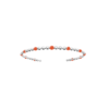 Lacy Bangle in 925 Sterling Silver Plated Rhodium or 18K Gold Plated, view 2