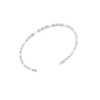 Lacy Bangle in 925 Sterling Silver Plated Rhodium or 18K Gold Plated, view 5