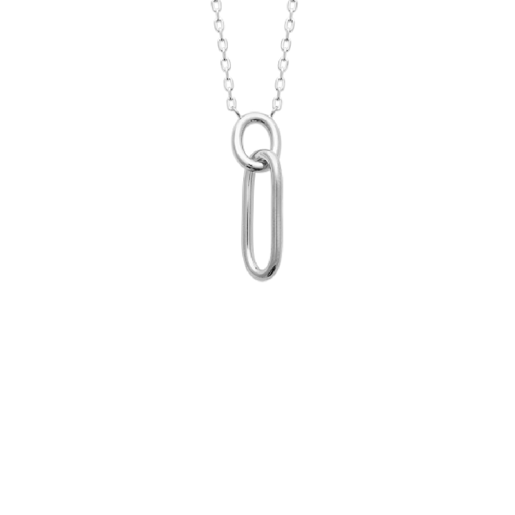 Mystigrey Julie .925 Sterling Silver Plated Rhodium and 18K Gold Plated Necklace