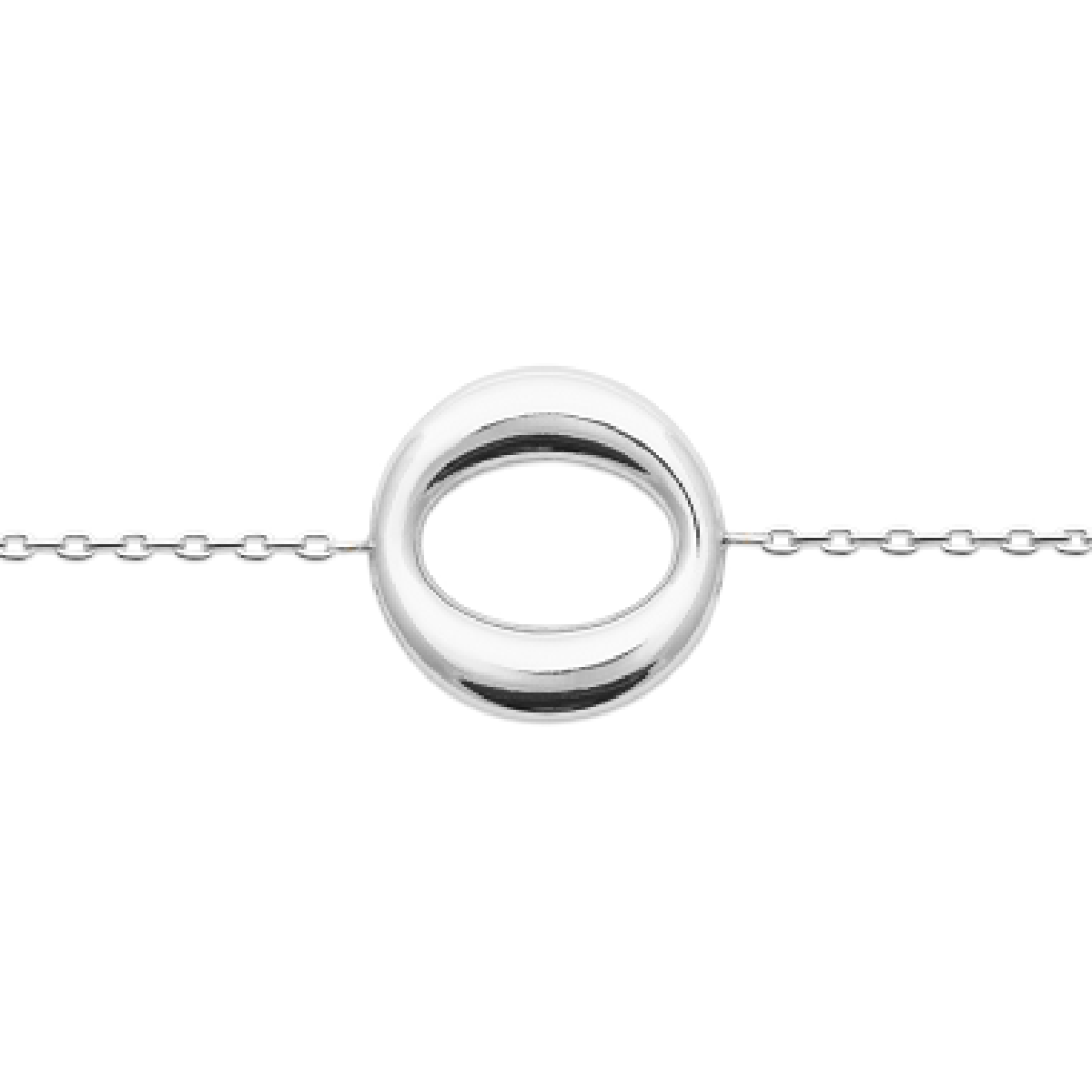 Mystigrey Octavia .925 Sterling Silver Plated Rhodium Bracelet