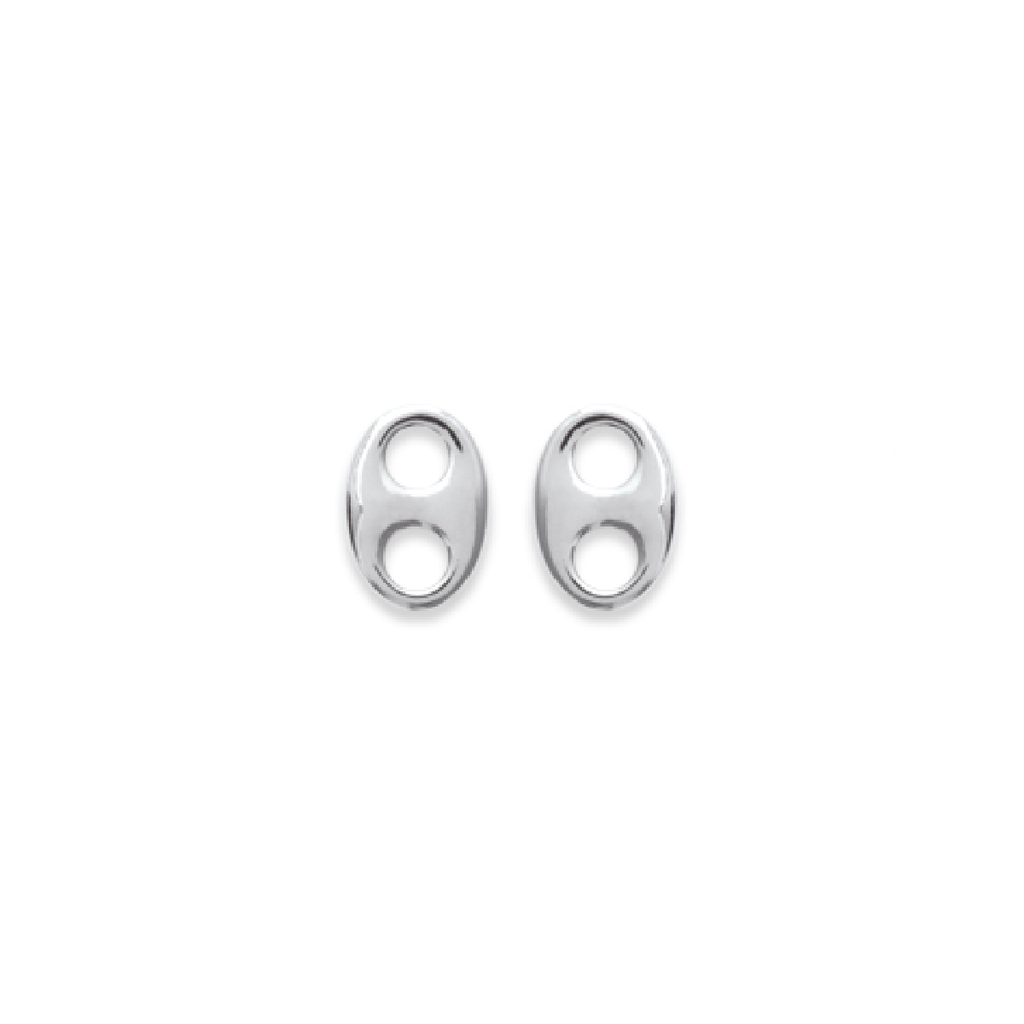 Carter Stud Earrings in 925 Sterling Silver Plated Rhodium or 18K Gold Plated, view 2