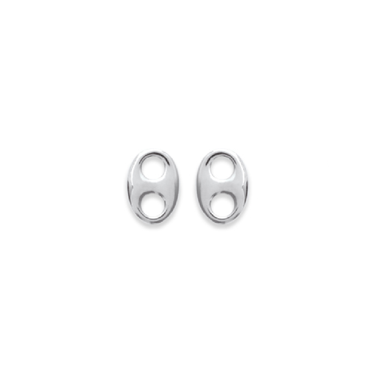 Carter Stud Earrings in 925 Sterling Silver Plated Rhodium or 18K Gold Plated, view 2