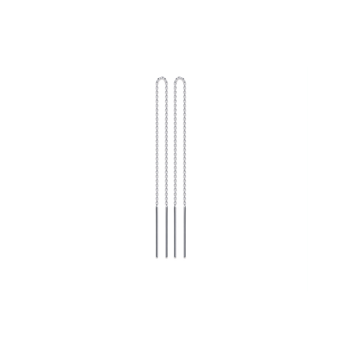 Liberty Dangle Earrings in 925 Sterling Silver Plated Rhodium or 18K Gold Plated