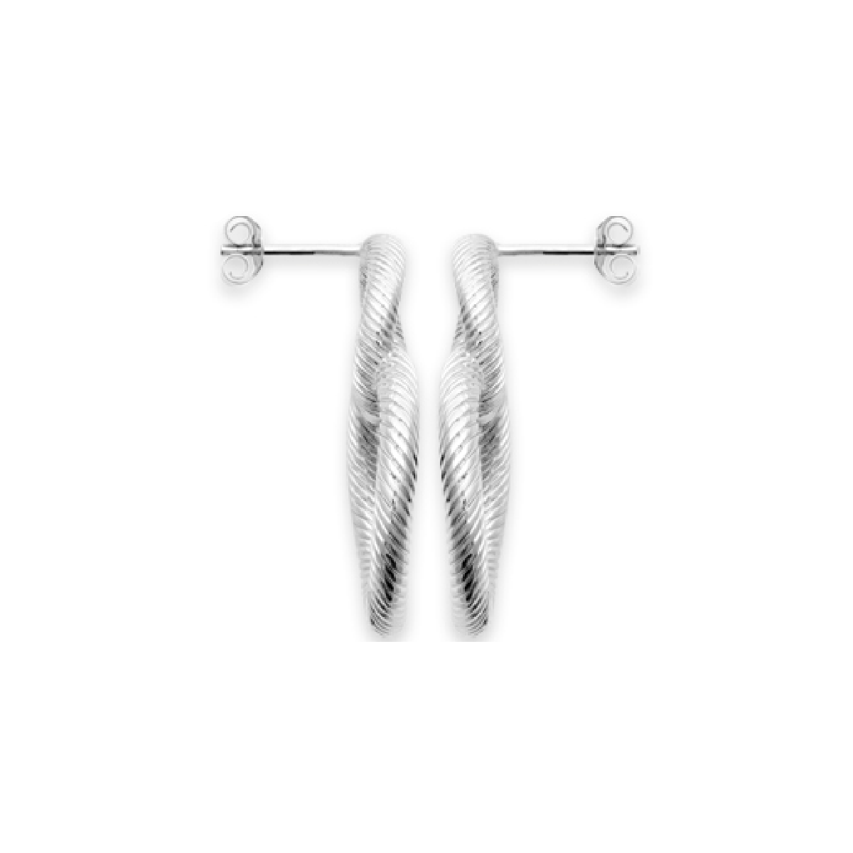 Josephine Earrings in 925 Sterling Silver Plated Rhodium or 18K Gold Plated, view 7