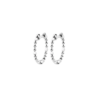 Lacy Earrings in 925 Sterling Silver Plated Rhodium or 18K Gold Plated