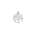 Mystigrey Tree of Life 925 Sterling Silver Plated Rhodium and 18K Gold Plated Pendant for Women